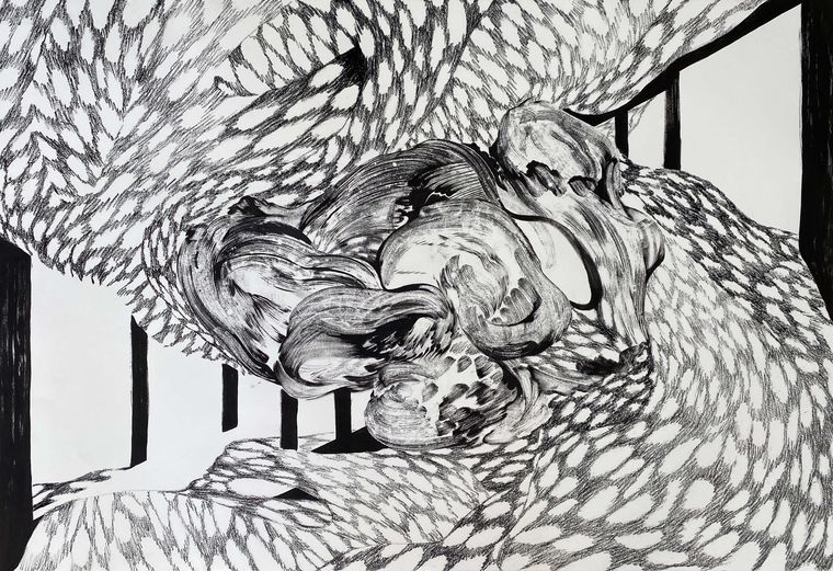 Muddled — print by Yenny Martin