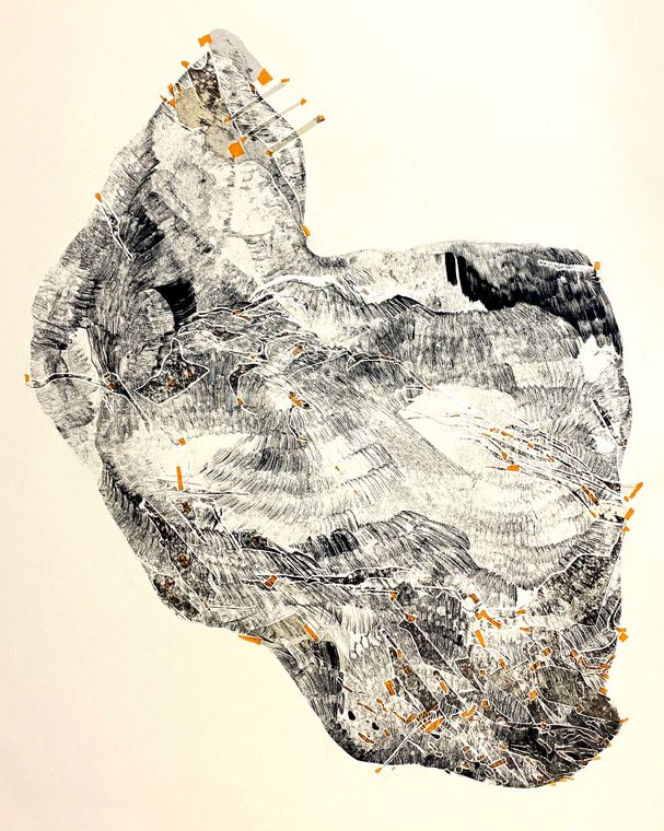 Rock — print by Yenny Martin