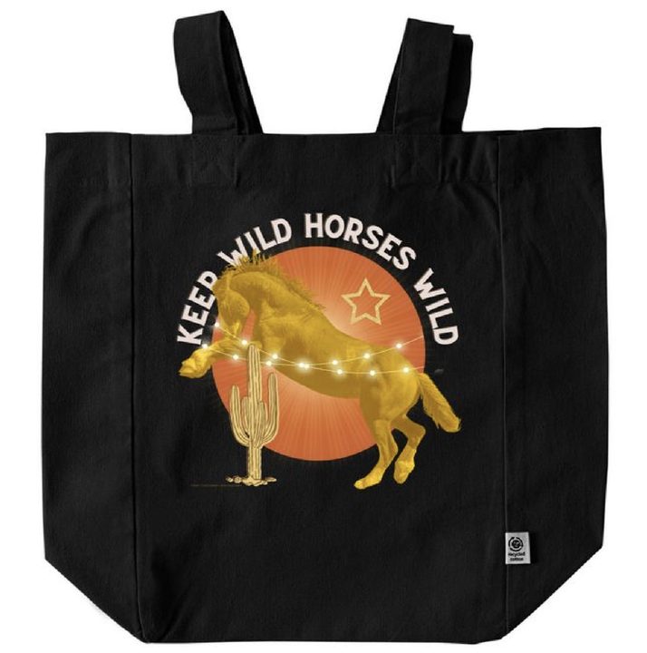 Keep Wild Horses Wild tote bag