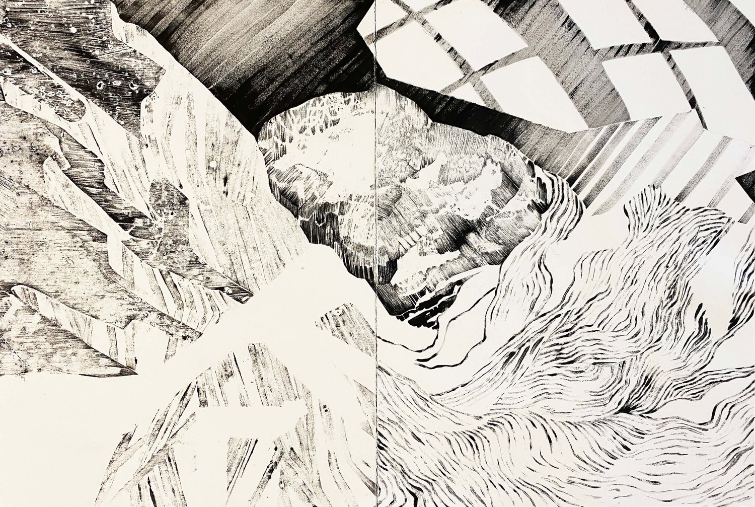 Spud — woodblock print